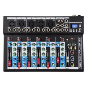 Αναλογική Κονσόλα Επαγγελματικός μίκτης ήχου7 Καναλιών TS04028