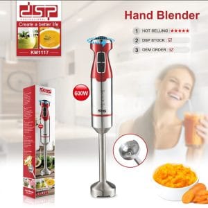 ΚΜ1117 Ραβδομπλέντερ με Ανοξείδωτη Ράβδο 600W Κόκκινο