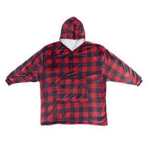 Huggle Κουβέρτα με Μανίκια 70x90εκ. TS03542-3 Κόκκινο Καρό