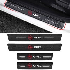 Προστατευτικά για Πόρτες Αυτοκινήτου 4τμχ Μαύρα HW-0211