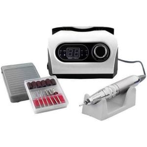 Τροχός Νυχιών Ρεύματος 65W Λευκός με Πεντάλ με 35000 Στροφές ανά Λεπτό 632CEE946DB8