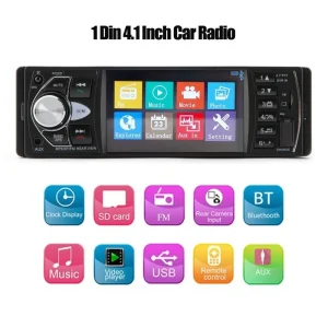 4020D Ηχοσύστημα Αυτοκινήτου Universal 1DIN (Bluetooth/USB/AUX) με Οθόνη 4.1"