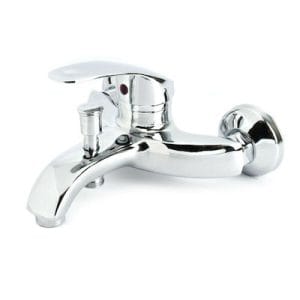 B09X7FBN66 Αναμεικτική Μπαταρία Μπανιέρας Inox Ασημί