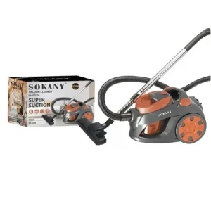 Ηλεκτρική σκούπα με κάδο 3L 3000W Sokany SK-3388 πορτοκαλί – γκρι