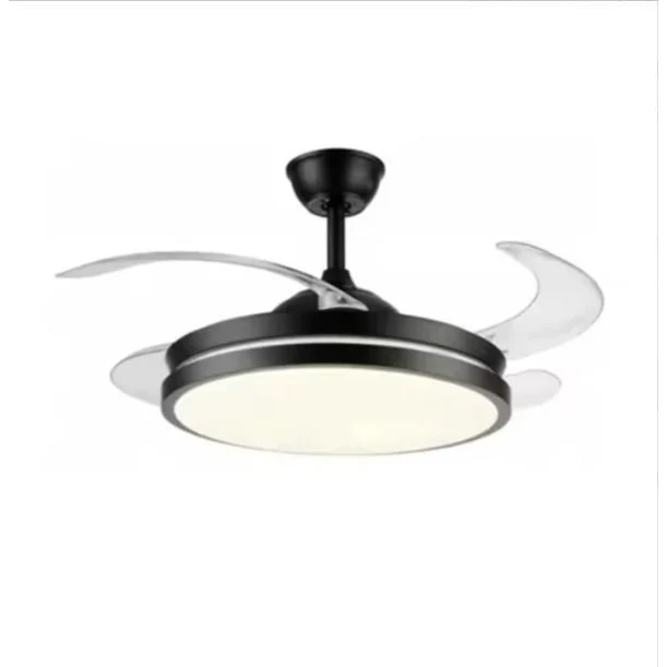 Ανεμιστήρας Οροφής με LED Φως & Τηλεχειριστήριο – Μαύρος