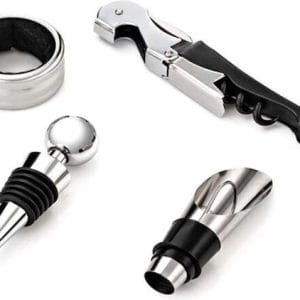 Σετ Αξεσουάρ Κρασιού AT0000427 5τμχ