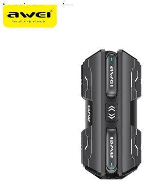 Awei T59 In-ear Bluetooth Handsfree Ακουστικά με Θήκη Φόρτισης Μαύρα - Image 5