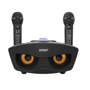 SD-306 Ασύρματο Set Καραόκε με 2 Μικρόφωνα & Ηχείο 20W – Bluetooth, USB, microSD – Μαύρο