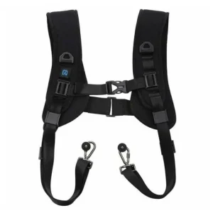 Διπλή Ζώνη Ώμου για Κάμερες Double Shoulder Harness for Cameras Puluz PU6002 – μαύρο