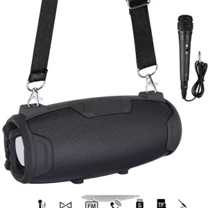 Andowl Σύστημα Karaoke με Ενσύρματo Μικρόφωνo Q-YX525 Μαύρο