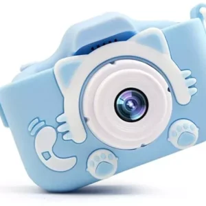 Q1 Kitty Kids Compact Φωτογραφική Μηχανή 12MP με Οθόνη 2" & Ανάλυση Video 4608 x 3456 pixels Μπλε