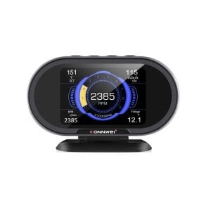 Konnwei Kw206 Display Obd2 3.2" Lcd Hud Screen 0-100 Test 92 Displayed Data Error Display Clear Automatic Brightness Auto Sleep