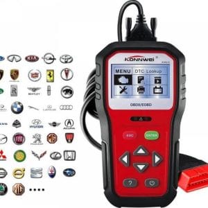Konnwei KW818 Διαγνωστικό Αυτοκινήτου Ψηφιακό OBD 2 με Bluetooth