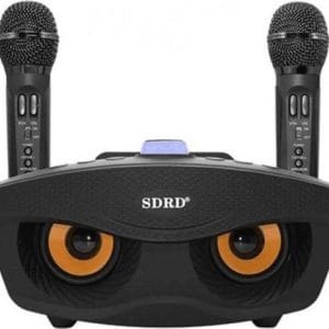 Σύστημα Karaoke με Ασύρματα Μικρόφωνα SD-306 Μαύρο