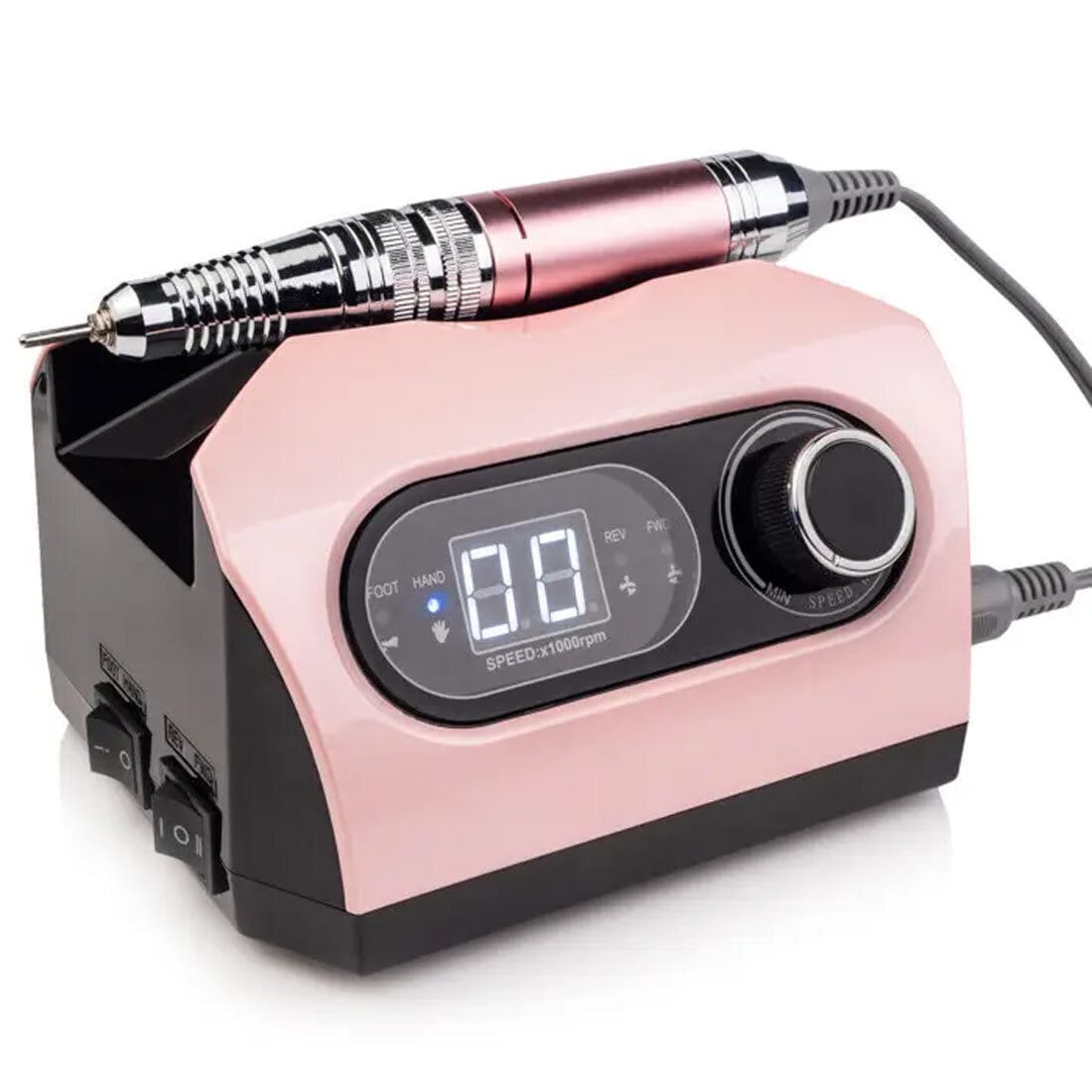 ZS-717 Τροχός Νυχιών Ρεύματος 85W Ροζ με 45000 Στροφές ανά Λεπτό