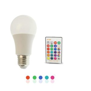 Smart Λάμπα LED 3W για Ντουί E27 RGBW 350lm Dimmable