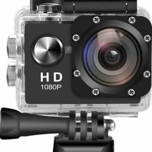 Action Camera Clever V1 HD 720p με Οθόνη Μαύρο
