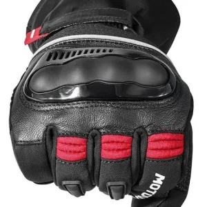 Motowolf MDL0318 Χειμερινά Ανδρικά Γάντια Μηχανής Softshell Αδιάβροχα Μαύρα