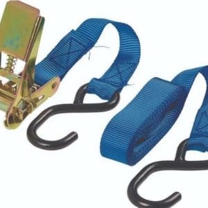 Ιμάντας Αποσκευών Αυτοκινήτου PerVoi 500x2.5cm με Καστάνια Μπλε