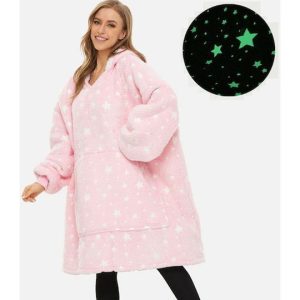 Κουβέρτα Βελουτέ με Μανίκια 70x90εκ. Sn23521-65 Ροζ