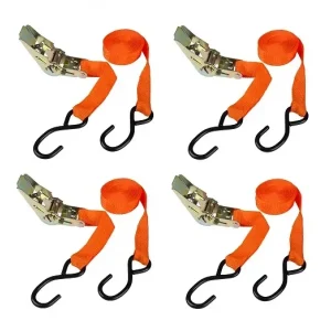 Ιμάντας Αποσκευών Αυτοκινήτου 400cm με Καστάνια με Καστάνια Σύσφιξης 2τμχ 001919