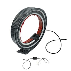 Led Ταινία Προειδοποιητική για Πορτ Μπαγκαζ Carbon Φλας – Πορείας – Στοπ 130cm Κόκκινο – Πορτοκαλί