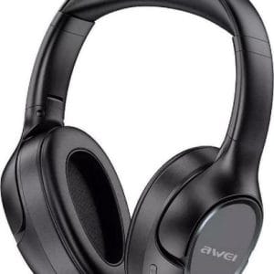 Awei A770BL Ασύρματα/Ενσύρματα Over Ear Ακουστικά με 13 ώρες Λειτουργίας Μαύρο