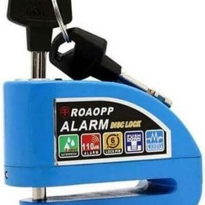 Κλειδαριά Δισκόφρενου Μοτοσυκλέτας FS8305 με Συναγερμό & Πείρο 6mm Μπλε