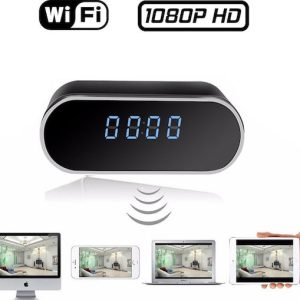 Factory Κρυφή Κάμερα WiFi Ρολόι 1080p με Υποδοχή για Κάρτα Μνήμης και Ανιχνευτή Κίνησης