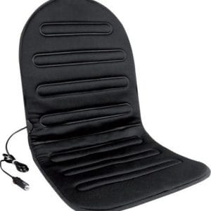 Θερμαινόμενο Πλατοκάθισμα Αυτοκινήτου 1τμχ Πολυεστερικό Μαύρο