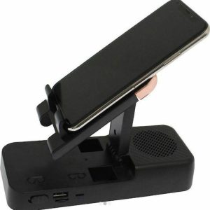 F18 Βάση Γραφείου για Κινητό σε Μαύρο χρώμα