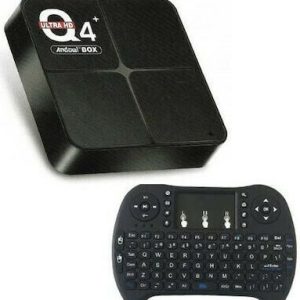 Andowl TV Box Q4 PRO 6K UHD με WiFi USB 2.0 4GB RAM και 64GB Αποθηκευτικό Χώρο με Λειτουργικό Android 10.0