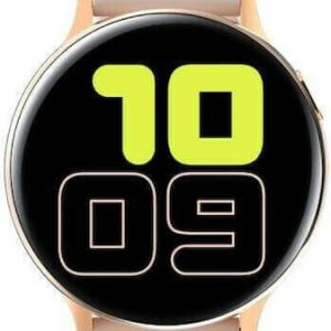 Andowl X2 44mm Smartwatch με Παλμογράφο (Ροζ)