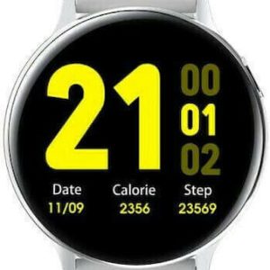 Andowl X2 44mm Smartwatch με Παλμογράφο (Λευκό)