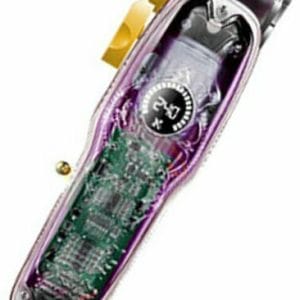 Kemei Επαγγελματική Επαναφορτιζόμενη Κουρευτική Μηχανή Μωβ KM-2709PG