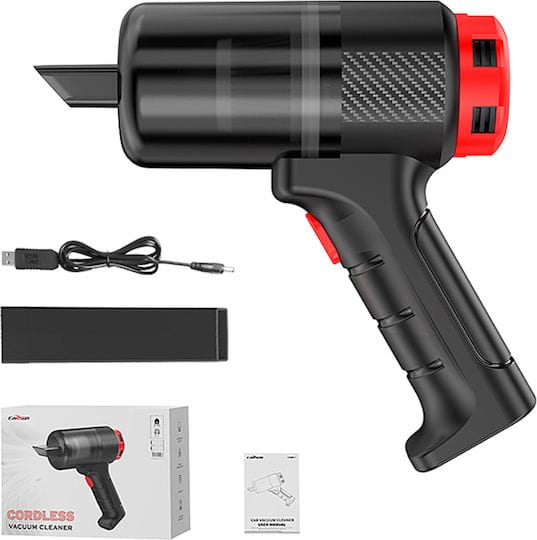 Carsun Σκουπάκι Αυτοκινήτου Στερεών με Ισχύ 45W Επαναφορτιζόμενο 7.4V