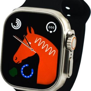 Andowl QU8 Smartwatch με Παλμογράφο (Μαύρο)