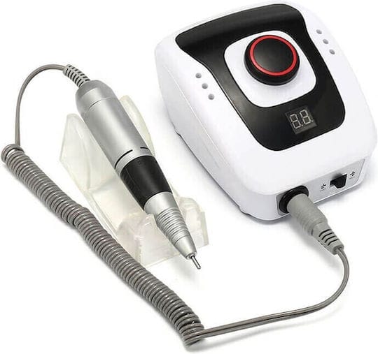 DM-206 Τροχός Νυχιών Ρεύματος 65W Λευκός με 35000 Στροφές ανά Λεπτό