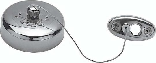 Factory Σχοινί Απλώματος σε Γκρι Χρώμα Πτυσσόμενo 2.8m