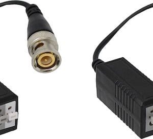 Πομπός Καλώδιο Σύνδεσης Συστημάτων CCTV Μαύρο 2τμχ EE8312