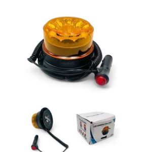 Μαγνητικός Φάρος Αυτοκινήτου 12-24v 14x9cm JN-2853-103 Πορτοκαλί φωτισμού