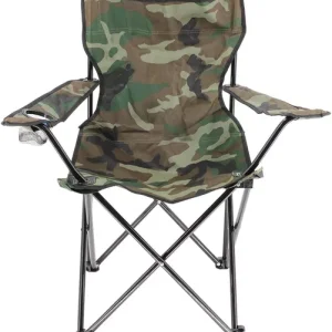 Φορητή πτυσσόμενη καρέκλα κάμπινγκ με υποβραχιόνιο, βάση για ποτήρια και τσάντα μεταφοράς και αποθήκευσης 49 x 39 x 84 εκ FX-8895 Χρώμα παραλλαγής