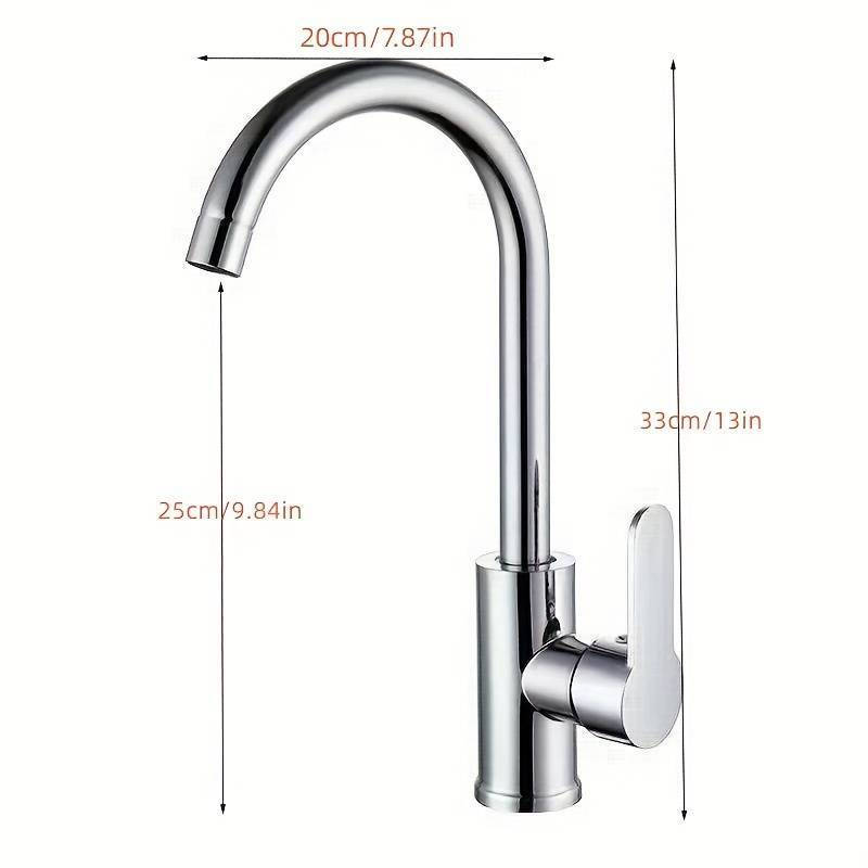 ART-23104 Αναμεικτική Μπαταρία Νιπτήρα Ψηλή Ασημί