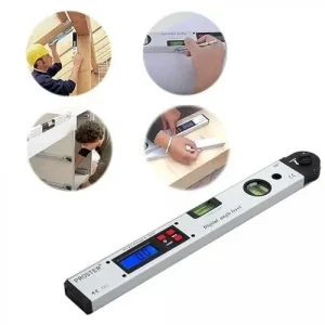 Ηλεκτρονικό Αλφάδι Γωνιόμετρο Ακριβείας 40cm Με Οθόνη LCD