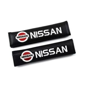 Μαξιλαράκια Ζώνης Αυτοκινήτου Carbon 23x6cm 2τμχ NISSAN HW-0399/l-2.5
