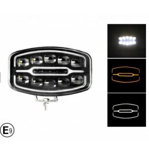 Προβολέας LED αυτοκινήτου 10″ 10 LED 12-24V JN-2853-95 Πορτοκαλί / Λευκό