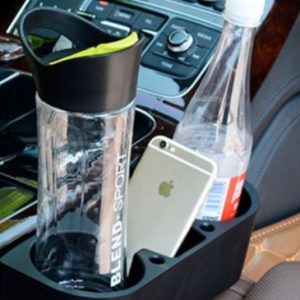 Ποτηροθήκη αυτοκινήτου – για 2 ποτήρια ανάμεσα στα καθίσματα μαύρη