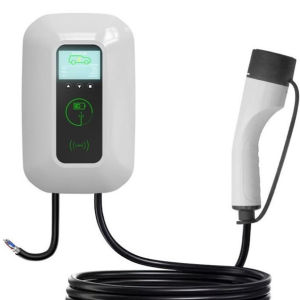 Επιτοίχιος σταθμός φόρτισης ηλεκτρικού οχήματος 7KW 32A 220V Τύπου 2 έγχρωμη οθόνη LCD 3.5″ Μονοφασικό βύσμα 5m. Wi-Fi/Bluetooth/4G MZ-A004/l-135