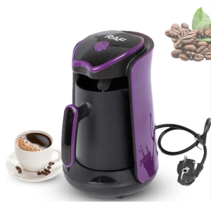 Ηλεκτρική καφετιέρα για ελληνικό καφέ 500ml 600W R.102S Μάυρο-Μωβ/l-8.5