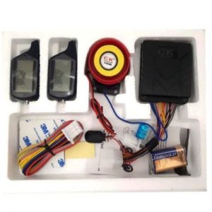 Σύστημα συναγερμού δύο κατευθύνσεων για μοτοσικλέτα με δύο τηλεχειριστήρια με οθόνη LCD W18091/l-27